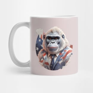 white gorilla Mug